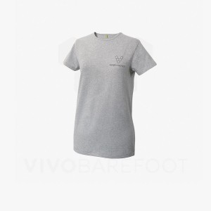 Camiseta Vivobarefoot Rapanui Deporte Hombre Gris | AR167BA