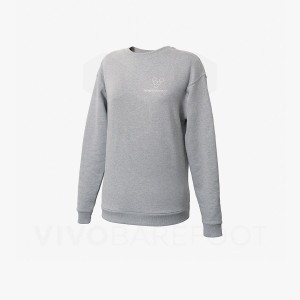 Sudadera Vivobarefoot Rapanui Deporte Hombre Gris | AR169ZD