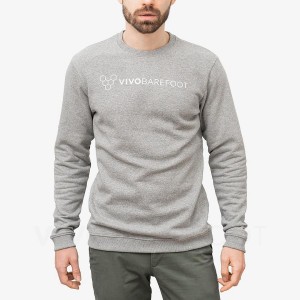 Sudadera Vivobarefoot Rapanui Hombre Gris | AR168AS