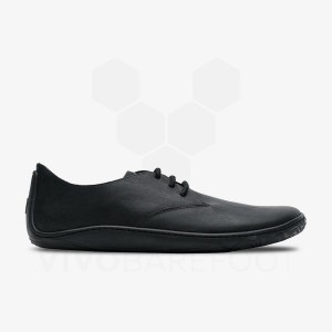 Zapatillas Lifestyle Vivobarefoot Addis Oxford Hombre Negras | AR143ZD