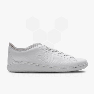 Zapatillas Lifestyle Vivobarefoot Geo Court III Hombre Blancas | AR124SZ