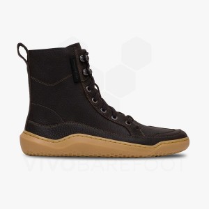 Zapatillas Lifestyle Vivobarefoot Gobi Boot Hombre Negras | AR120WH