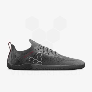 Zapatillas Running Carretera Vivobarefoot PREORDER 'PRIMUS LITE KNIT JJF' Mujer Obsidian Gris Oscuro | AR229RX