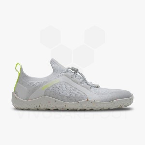 Zapatillas Trail Running Vivobarefoot Primus Trail Knit FG Mujer Blancas | AR237JE