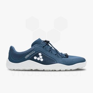 Zapatillas Trail Running Vivobarefoot Primus Trail II FG Mujer Azules Oscuro Blancas | AR245BA