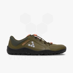 Zapatillas Trail Running Vivobarefoot Primus Trail III All Weather FG Hombre Verde Oliva Oscuro | AR066YF