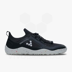 Zapatillas Trail Running Vivobarefoot Primus Trail Knit FG Hombre Obsidian Blancas | AR069VJ