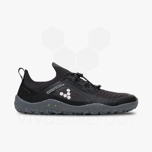 Zapatillas Trail Running Vivobarefoot Primus Trail Knit FG Hombre Obsidian Gris | AR070UK