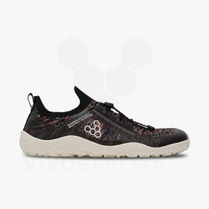 Zapatillas Trail Running Vivobarefoot Primus Trail Knit FG Hombre Negras | AR072SZ