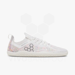 Zapatillas Training Vivobarefoot Primus Lite Knit Mujer Blancas | AR259NN