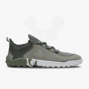 Zapatillas de Senderismo Vivobarefoot Tracker Decon Low FG2 Hombre Verde Oliva | AR017VJ