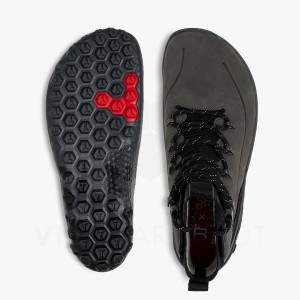 Zapatillas de Senderismo Vivobarefoot Tracker Decon FG2 JJF Mujer Obsidian Gris Oscuro | AR190EI