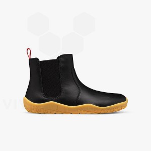 Zapatos Vivobarefoot Fulham II Juniors Niños Obsidian | AR421HT