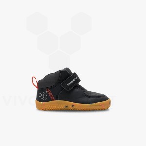 Zapatos Vivobarefoot Primus Ludo Hi Toddler Niños Obsidian | AR406WH