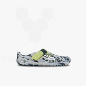 Zapatos Vivobarefoot Ultra Bloom Niños Obsidian Blancas | AR391LQ